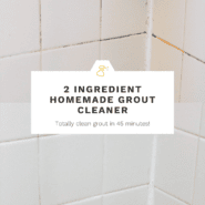 Cleaning grout with deals bleach